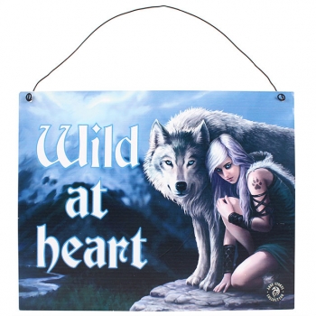 Anne stokes protector metal sign