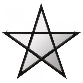 Dekoregal Pentagram mit Spiegel