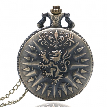 Taschenuhr mit Kette House Lannister 5 cm