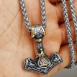Mobile Preview: Thor Hammer mit Kette