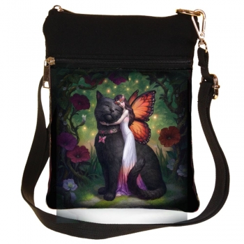 Shoulder Bag 23 cm Cat and Fairy - James Ryman