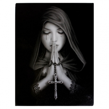 Gothic prayer Bild 25 x 19 cm - Anne Stokes