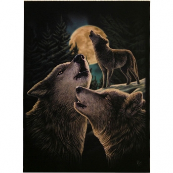Wolf song Bild 25 x 19 cm - Lisa Parker