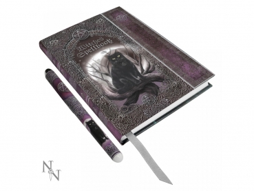 Embossed Journal Witches Spell Book A5 Journal with Pen P6