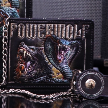 Preview: Powerwolf Geldbörse mit Kette