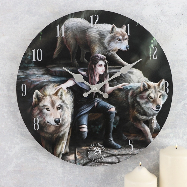 Power of Three Bilderuhr - Anne Stokes