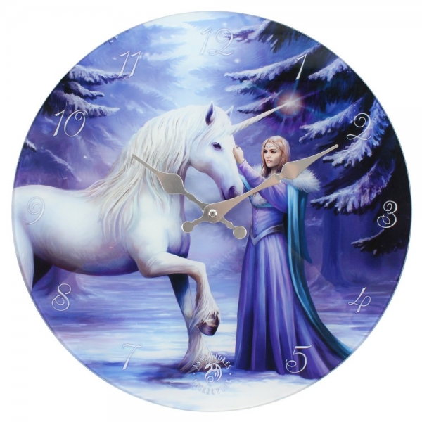 Pure Magic Glas Bilderuhr - Anne Stokes