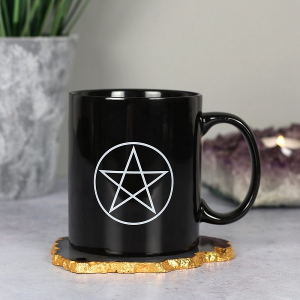 Pentagram Keramiktasse