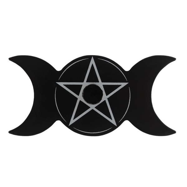 Triple Moon Spell Candle Holder