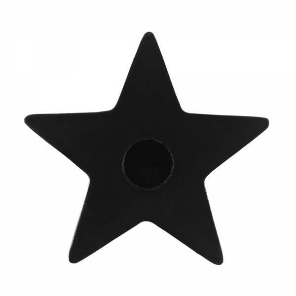 Black Star  Spell Candle Holder
