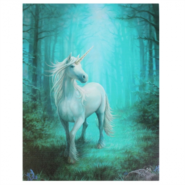 Forest Unicorn Bild 25 x 19 cm - Anne Stokes