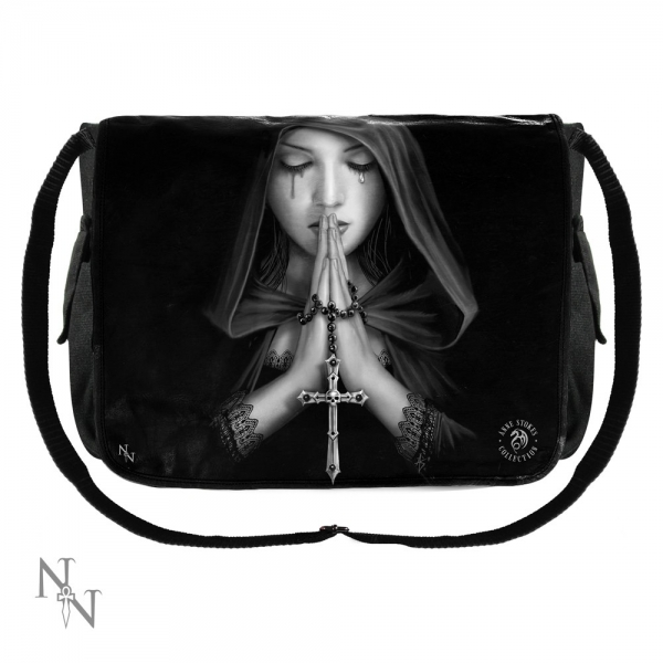 Messenger Bag  Gothic Prayer  - Anne Stokes 45cm