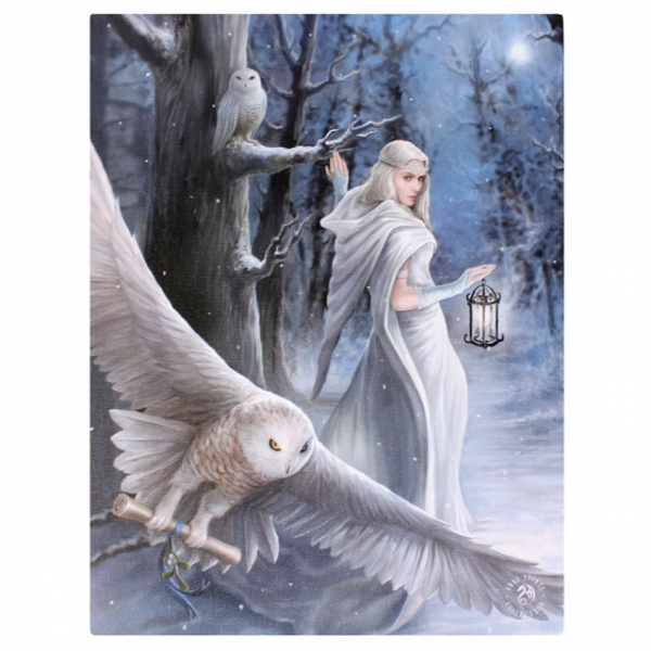 Midnight messenger Bild 25 x 19 cm - Anne Stokes