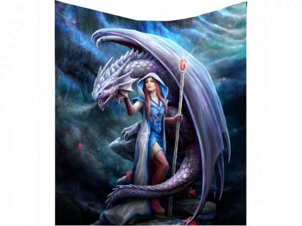 Dragon Mage Throw Anne Stokes 160cm