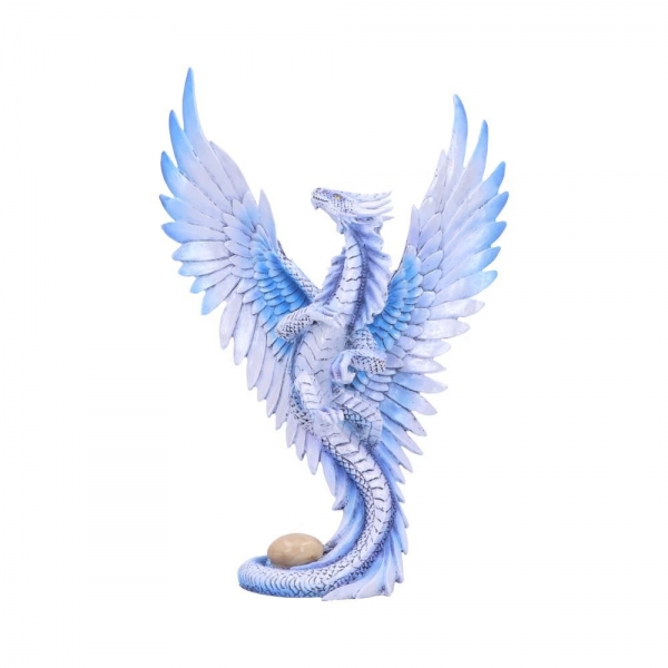 Silber Drache - Anne Stokes 31,5cm