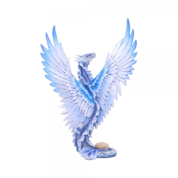 Silber Drache - Anne Stokes 31,5cm